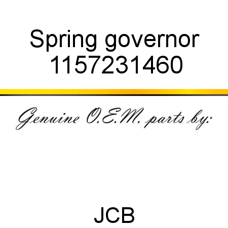 Spring, governor 1157231460