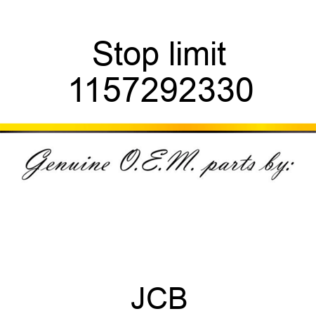 Stop limit 1157292330