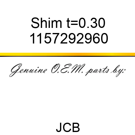 Shim t=0.30 1157292960