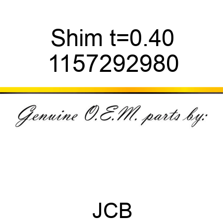 Shim t=0.40 1157292980