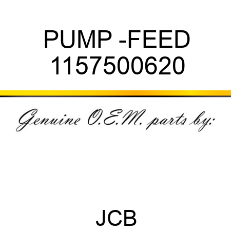 PUMP -FEED 1157500620