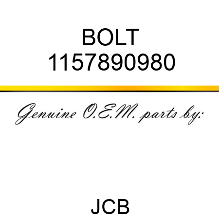 BOLT 1157890980