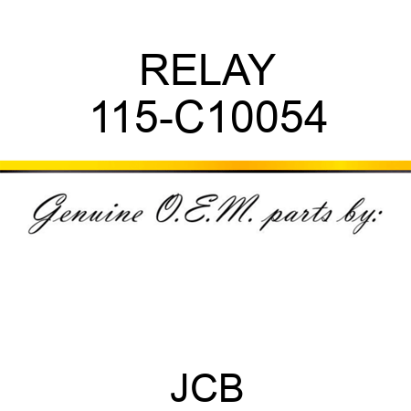 RELAY 115-C10054
