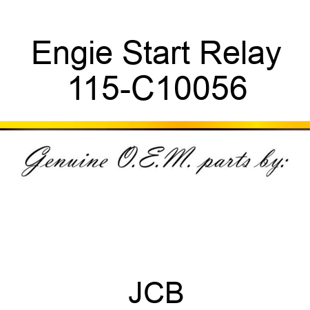 Engie Start Relay 115-C10056