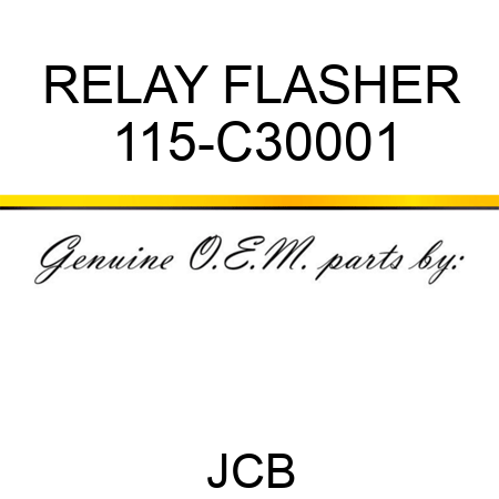 RELAY FLASHER 115-C30001
