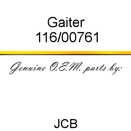 Gaiter 116/00761