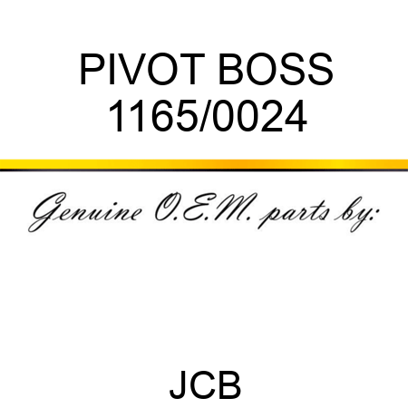 PIVOT BOSS 1165/0024