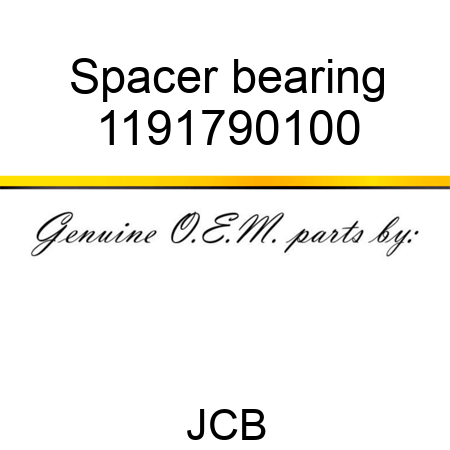 Spacer bearing 1191790100
