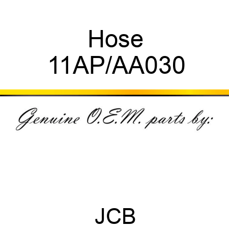Hose 11AP/AA030
