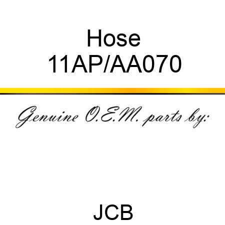 Hose 11AP/AA070