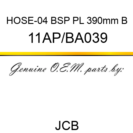 HOSE-04 BSP PL 390mm B 11AP/BA039