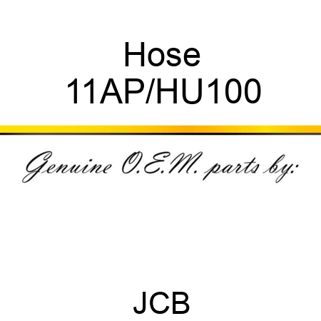 Hose 11AP/HU100