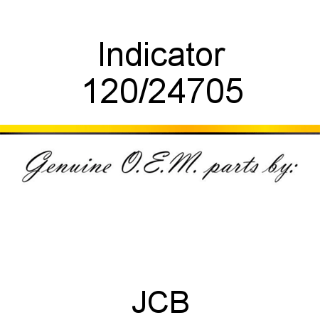 Indicator 120/24705