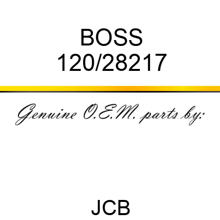 BOSS 120/28217