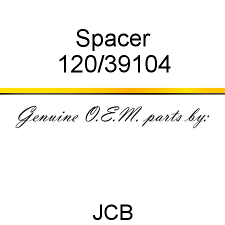 Spacer 120/39104