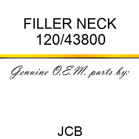 FILLER NECK 120/43800