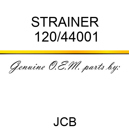 STRAINER 120/44001