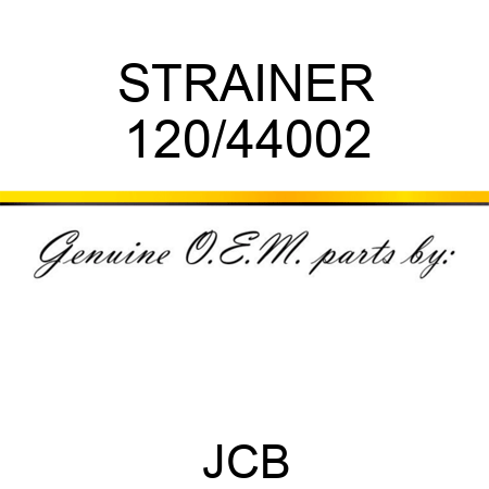 STRAINER 120/44002
