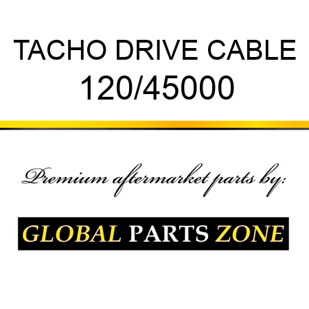 TACHO DRIVE CABLE 120/45000