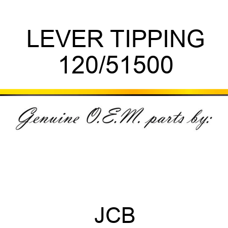 LEVER TIPPING 120/51500