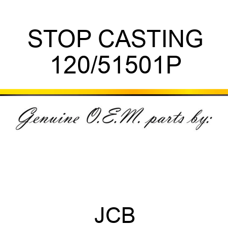 STOP CASTING 120/51501P