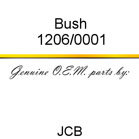 Bush 1206/0001