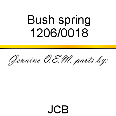 Bush, spring 1206/0018