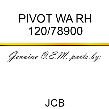 PIVOT WA RH 120/78900