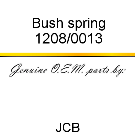 Bush, spring 1208/0013