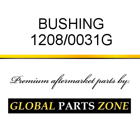 BUSHING 1208/0031G
