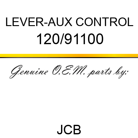LEVER-AUX CONTROL 120/91100
