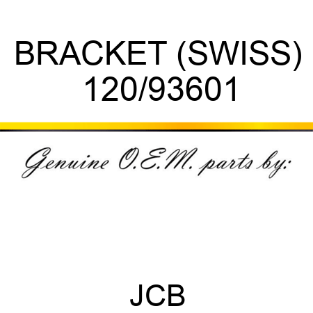 BRACKET (SWISS) 120/93601