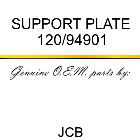 SUPPORT PLATE 120/94901