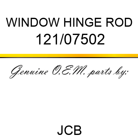 WINDOW HINGE ROD 121/07502