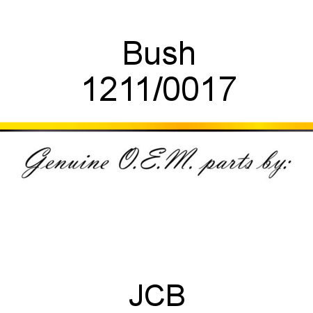 Bush 1211/0017