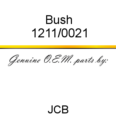 Bush 1211/0021
