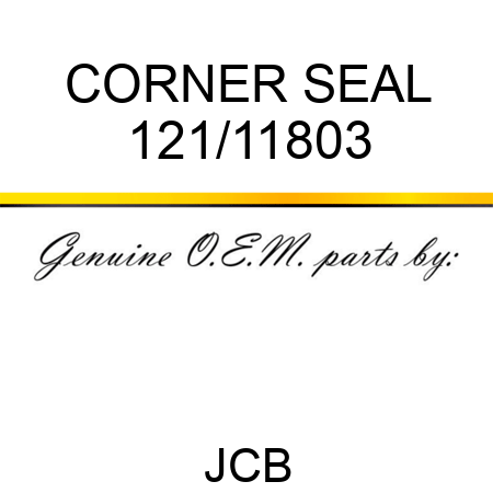 CORNER SEAL 121/11803