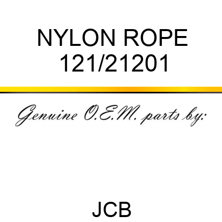 NYLON ROPE 121/21201