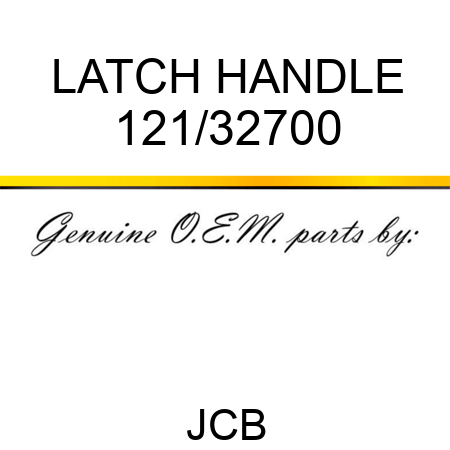 LATCH HANDLE 121/32700