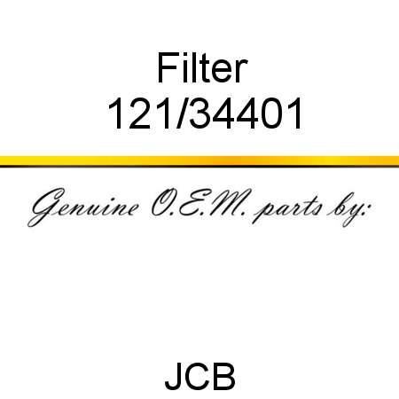 Filter 121/34401