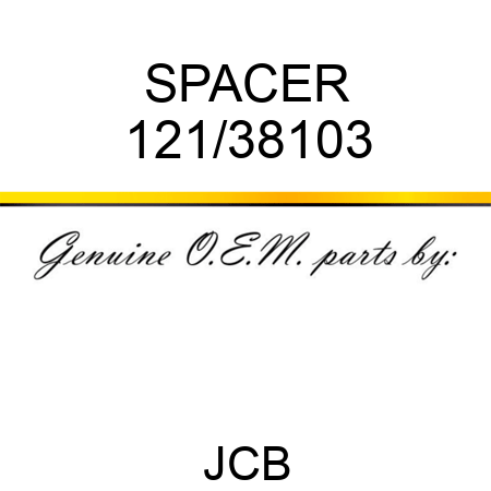 SPACER 121/38103