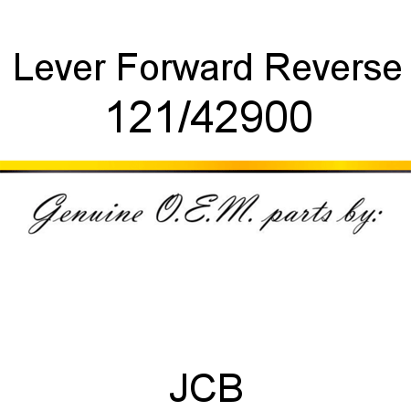 Lever, Forward Reverse 121/42900