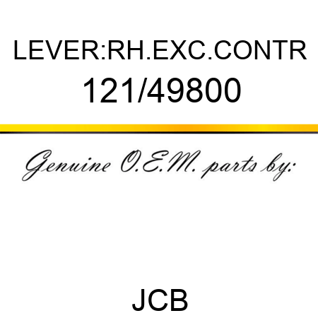 LEVER:RH.EXC.CONTR 121/49800