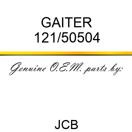 GAITER 121/50504
