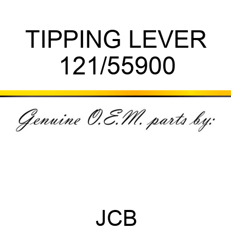 TIPPING LEVER 121/55900