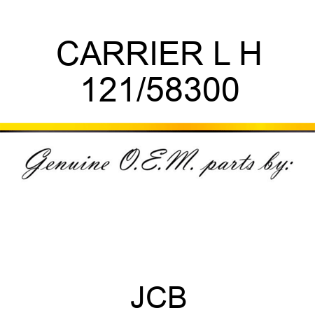 CARRIER L H 121/58300