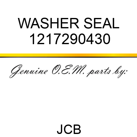 WASHER SEAL 1217290430