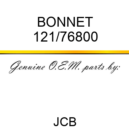 BONNET 121/76800