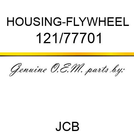 HOUSING-FLYWHEEL 121/77701