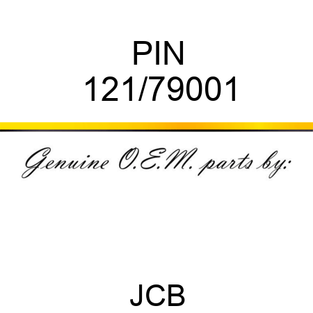 PIN 121/79001
